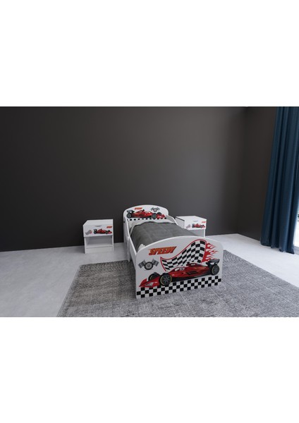 Yarış Arabası Temalı Çocuk Odası Takımı