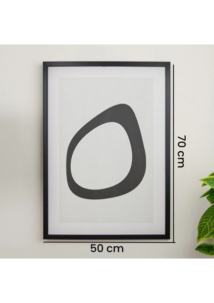Deco Elegant Curves Tablo - 50X70 cm fırsatları