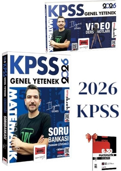 Ilyas Güneş 2026 Kpss Matematik Video Ders Notları ve 2026 Kpss Matematik Çözümlü Soru Bankası