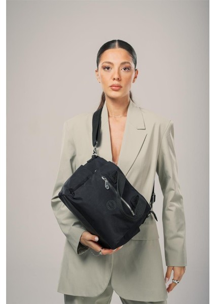 17963 Çanta Siyah Kadın Omuz Çantası Ccs London modelleri