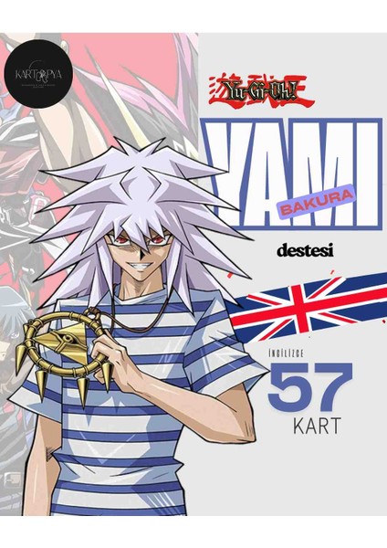 Yu-Gı-Oh! Ingilizce Yami Bakura Destesi 57 kart
