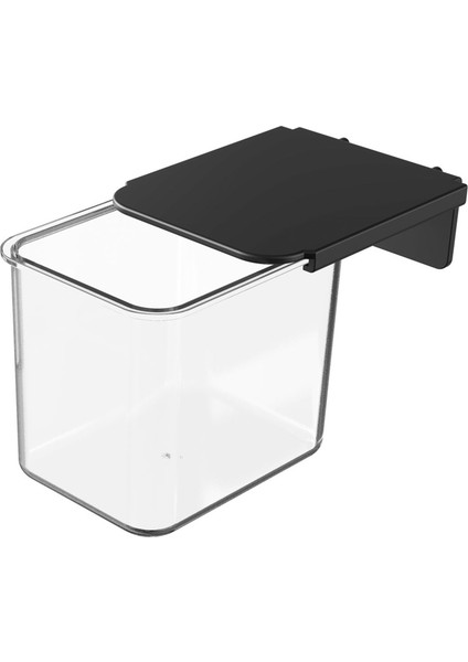 Çok Amaçlı Organizatör Pano Kapaklı Şeffaf Çekmece - Siyah modelleri