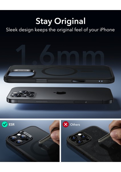 Iphone 16 Pro Halolock Magsafe Classic Hybrid Silikon Kılıf - Kamera Kontrol Buton fırsatları