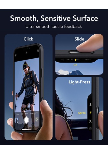 Iphone 16 Pro Halolock Magsafe Classic Hybrid Silikon Kılıf - Kamera Kontrol Buton