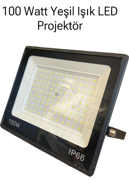 100 Watt Smd LED Projektör Yeşil Işık Ağaç, Bahçe, Çim Aydınlatması modelleri