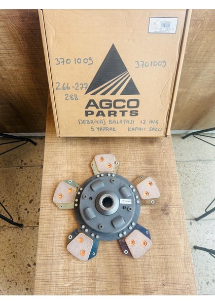 Massey Ferguson 277G-288G Debrıyaj Balatası 12 Inç 5 Ped G. Yayı Kapalı Agco modelleri
