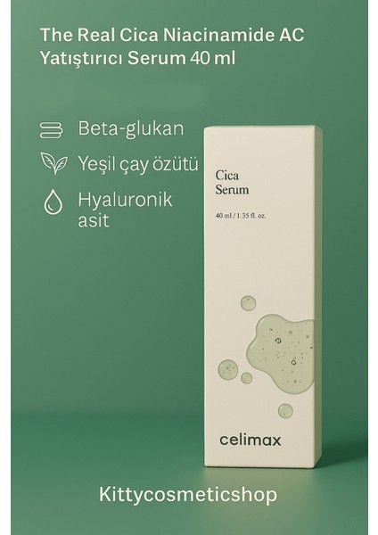 Cica Niacinamide Ac Sakinleştirici Serum 40 ml fiyatları