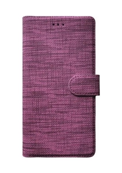 Samsung Galaxy S24 Kılıf Cüzdan Kapaklı Kartlıklı Kumaş