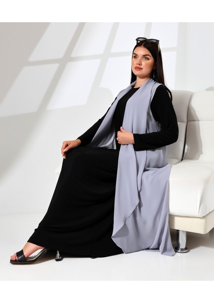 Şal Yaka Şifon Yelek