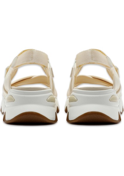 119710 Big Lug Vegan Kırık Beyaz Kadın Sandalet fırsatları