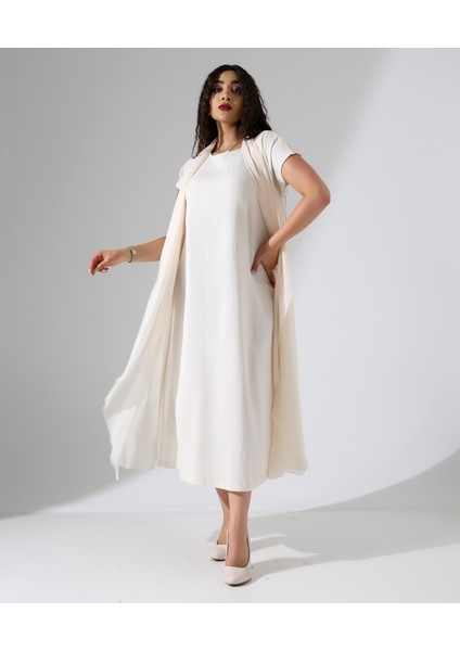 Şal Yaka Şifon Yelek modelleri