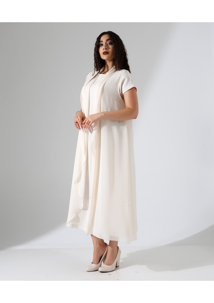 Şal Yaka Şifon Yelek fırsatları