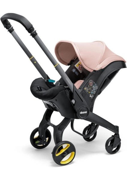 Doona I Bebek Arabasına Dönüşen Tekerlekli gr 0 I-Size Ana Kucağı Oto Koltuğu - Blush Pink