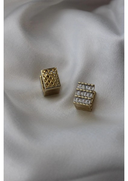 Vıp Çelik Zirkon Baget Taş Işleme Küp Küpe modelleri