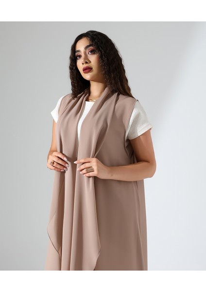 Şal Yaka Şifon Yelek