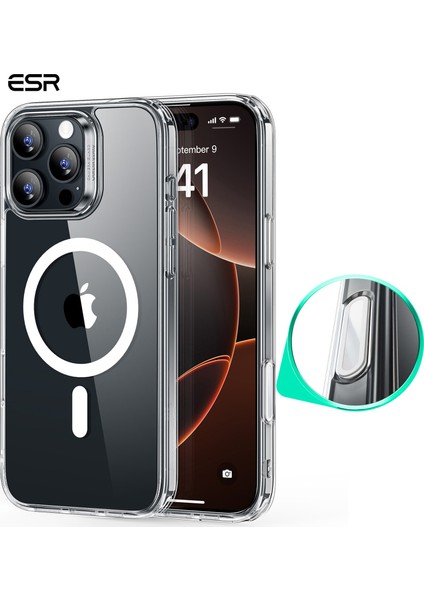 Iphone 16 Pro Halolock Magsafe Classic Hybrid Silikon Kılıf - Kamera Kontrol Buton