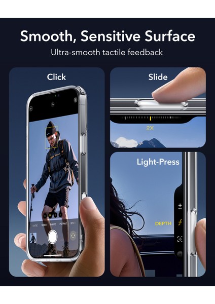 Iphone 16 Pro Halolock Magsafe Classic Hybrid Silikon Kılıf - Kamera Kontrol Buton modelleri