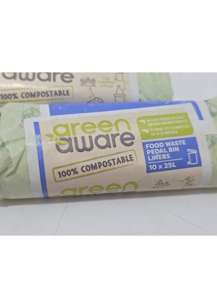Greenaware Kompostlanabilir Poşet 25L (20 Adet) fırsatları