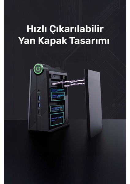 Momentum DS-R9.69HX006 Ryzen9 6900HX 16GB 1TBSSD FreeDOS Mini PC fırsatları