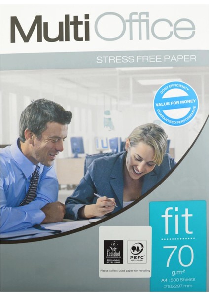 Multi Office Fotokopi Kağıdı 500 Lü A4 70 gr (Stressiz Kağıt)