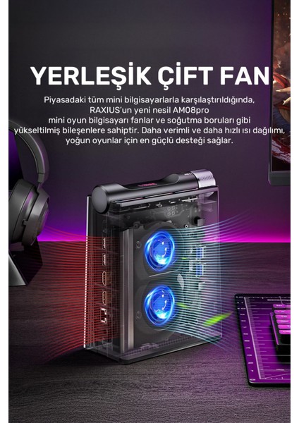 Momentum DS-R9.69HX012 Ryzen9 6900HX 32GB 1TBSSD FreeDOS Mini PC fiyatları