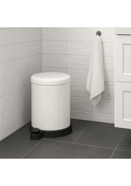 Toftan Çöp Kutusu Beyaz 4 Lt Pedallı Nem Dayanıklı Banyo Uyumlu fiyatları