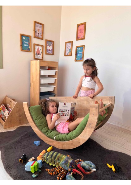 Pikler Halkası Mdf Mickey Sandalye Kaydırak Minder Takım fırsatları