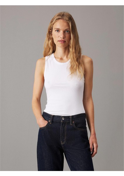 Ck K20K208054 Modal Rıb C-Nk Tank Kadın Bluz