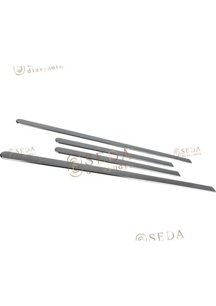 Opel Corsa C Hb 2000 > 2006 Yan Kapı Çıtası 4 Prç. P. Çelik