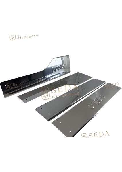 Fiat Doblo 2 Panel Van/lav 2010 > Iç Kapı Eşiği 4 Prç. P. Çelik fırsatları