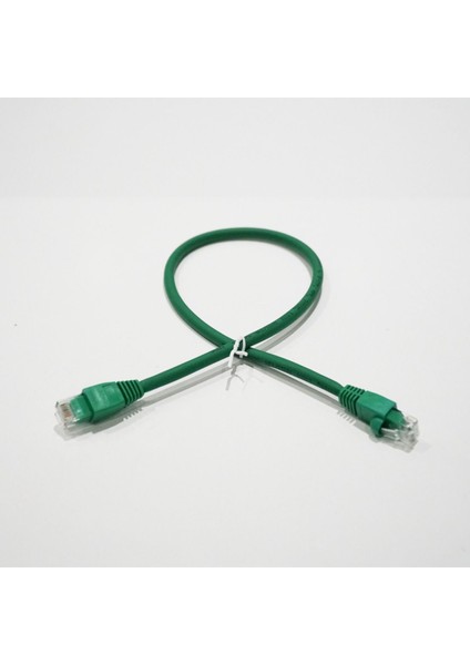 Bakır Patch Kablo Utp Cat6 0,5 mt Lszh Green