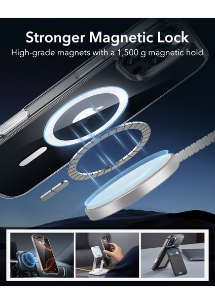 Iphone 16 Pro Max Halolock Magsafe Classic Hybrid Silikon Kılıf - Kamera Kontrol Buton indirimleri