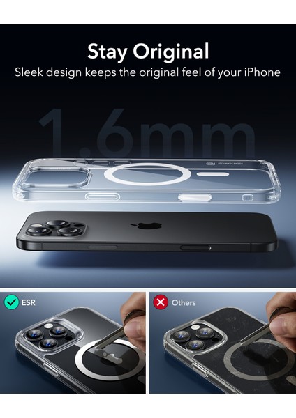 Iphone 16 Pro Max Halolock Magsafe Classic Hybrid Silikon Kılıf - Kamera Kontrol Buton