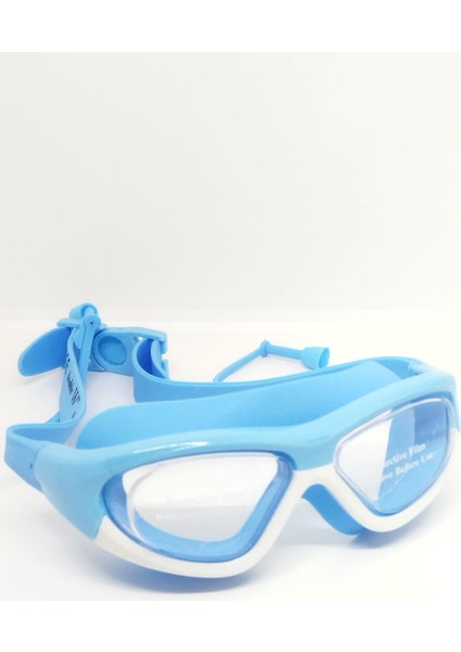 Özel Kutu Kulak Tıkaçlı Silikon Yüzücü Gözlüğü Havuz Gözlüğü Deniz Gözlüğü Ayarlanır Yetişkin ve Çocuk fiyatları