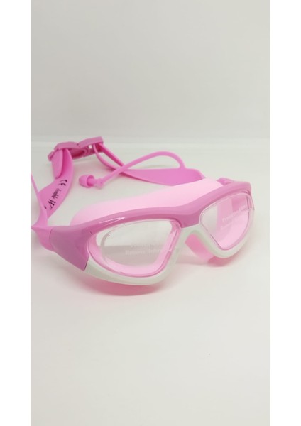 Özel Kutu Kulak Tıkaçlı Silikon Yüzücü Gözlüğü Havuz Gözlüğü Deniz Gözlüğü Ayarlanır Yetişkin ve Çocuk modelleri