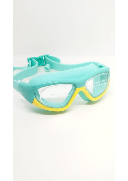 Özel Kutu Kulak Tıkaçlı Silikon Yüzücü Gözlüğü Havuz Gözlüğü Deniz Gözlüğü Ayarlanır Yetişkin ve Çocuk fırsatları