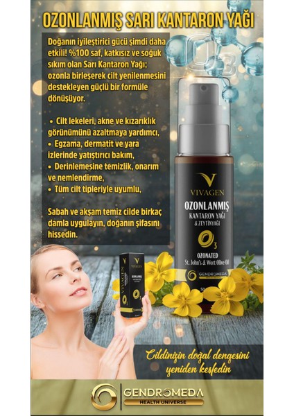 Vivagen Ozonlanmış Kantaron Yağı & Zeytinyağı indirimleri