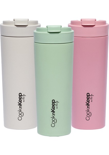 Çelik Bardak Termos 500 ml 3’lü Set