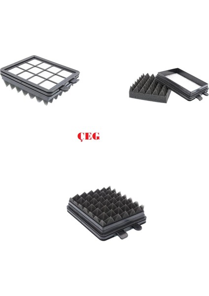 Uyumlu Tsz 2282 Süpürge Hepa ve Sünger Filtresi Seti Çeg