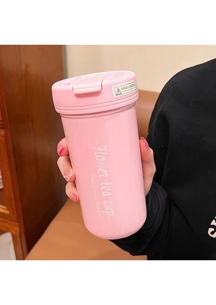 Huni ve Pipetli 304 Paslanmaz Çelik Su Bardağı (Yurt Dışından)