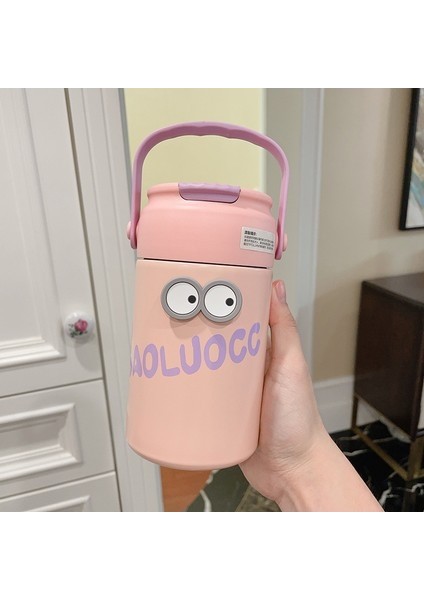 Taşınabilir Pipetli Bardak Paslanmaz Çelik Su Bardağı 750ML (Yurt Dışından)