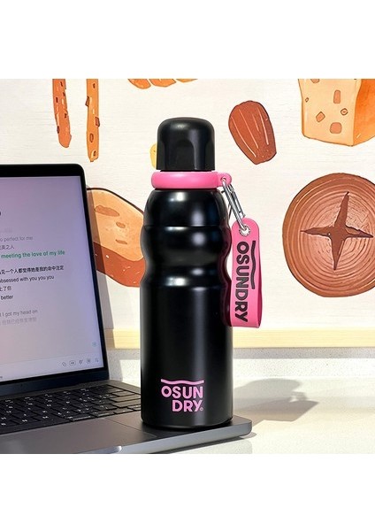 Taşınabilir Büyük Kapasiteli Paslanmaz Çelik Su Şişesi 520ML (Yurt Dışından)