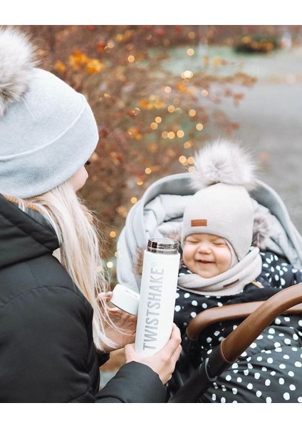 Termoslu Mama ve Içecek Şişesi 420 ml | Beyaz | Sıcak & Soğuk Koruma modelleri