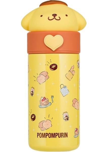 316 Paslanmaz Çelikten Yapılmış Küçük Karikatür Şeklinde Çocuk Su Bardağı 350ML (Yurt Dışından)