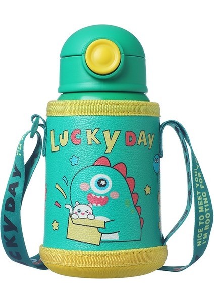 Anti-Sızıntı Çocuklar Karikatür Su Isıtıcısı 450ML (Yurt Dışından)