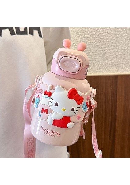 316 Paslanmaz Çelikten Yapılmış Karikatür Şeklinde Çocuk Su Şişesi 480ML (Yurt Dışından)