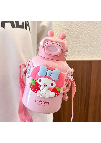 316 Paslanmaz Çelikten Yapılmış Karikatür Şeklinde Çocuk Su Şişesi 480ML (Yurt Dışından)