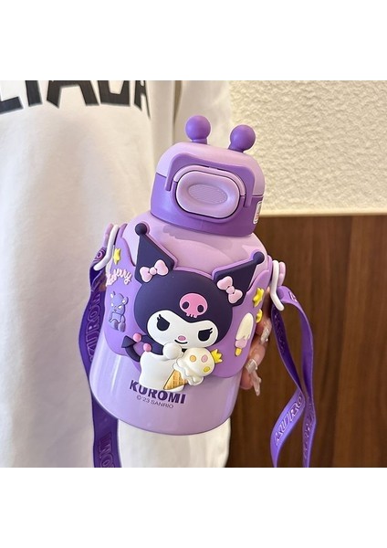 316 Paslanmaz Çelikten Yapılmış Karikatür Şeklinde Çocuk Su Şişesi 480ML (Yurt Dışından)