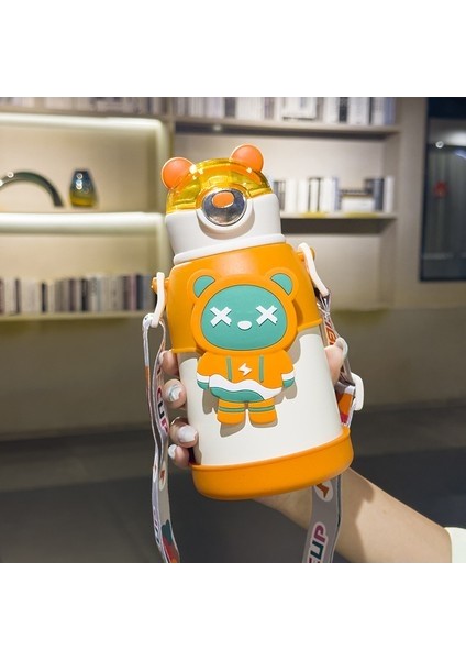 Karikatür Isı Yalıtımı Çocuk Su Isıtıcısı 500ML (Yurt Dışından)