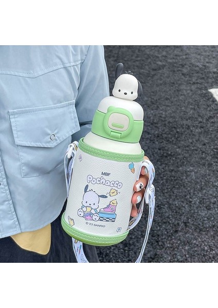 Karikatür Çocuk Termos Bardak Çocuk Su Şişesi Çocuklara Pipetli 500 ml (Yurt Dışından) fiyatları